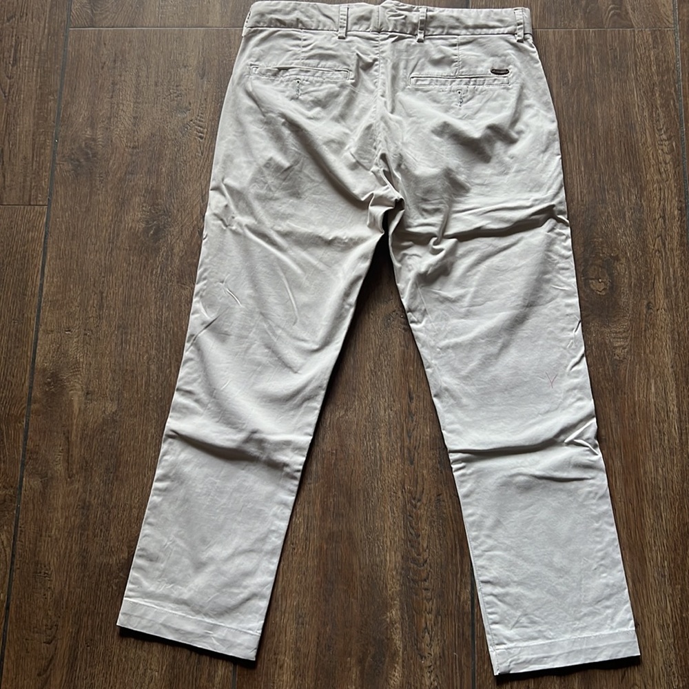Benetton Men’s Cream Trouser - Picture 4 of 6